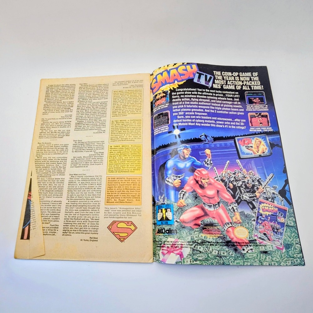 Superman in Action Comics 670 DC 1991 Armageddon 2001 Justice League Parasite - Picture 6 of 6